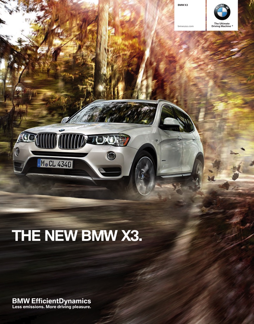 2015 BMW X3 Brochure